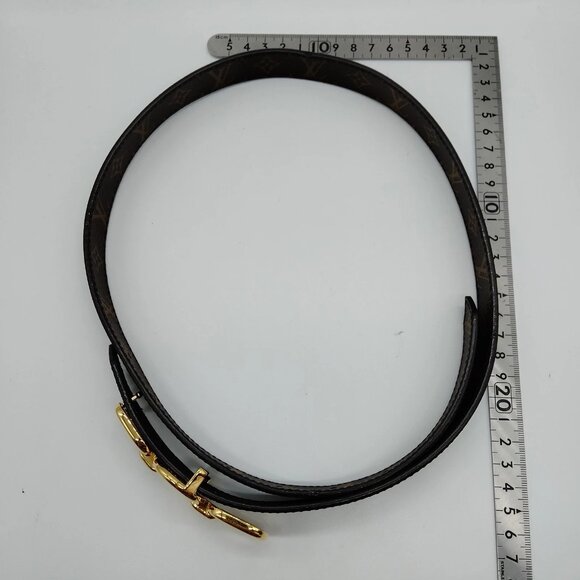 Louis Vuitton Belt Browns Black Monogram mon452-102925 - Picture 4 of 9
